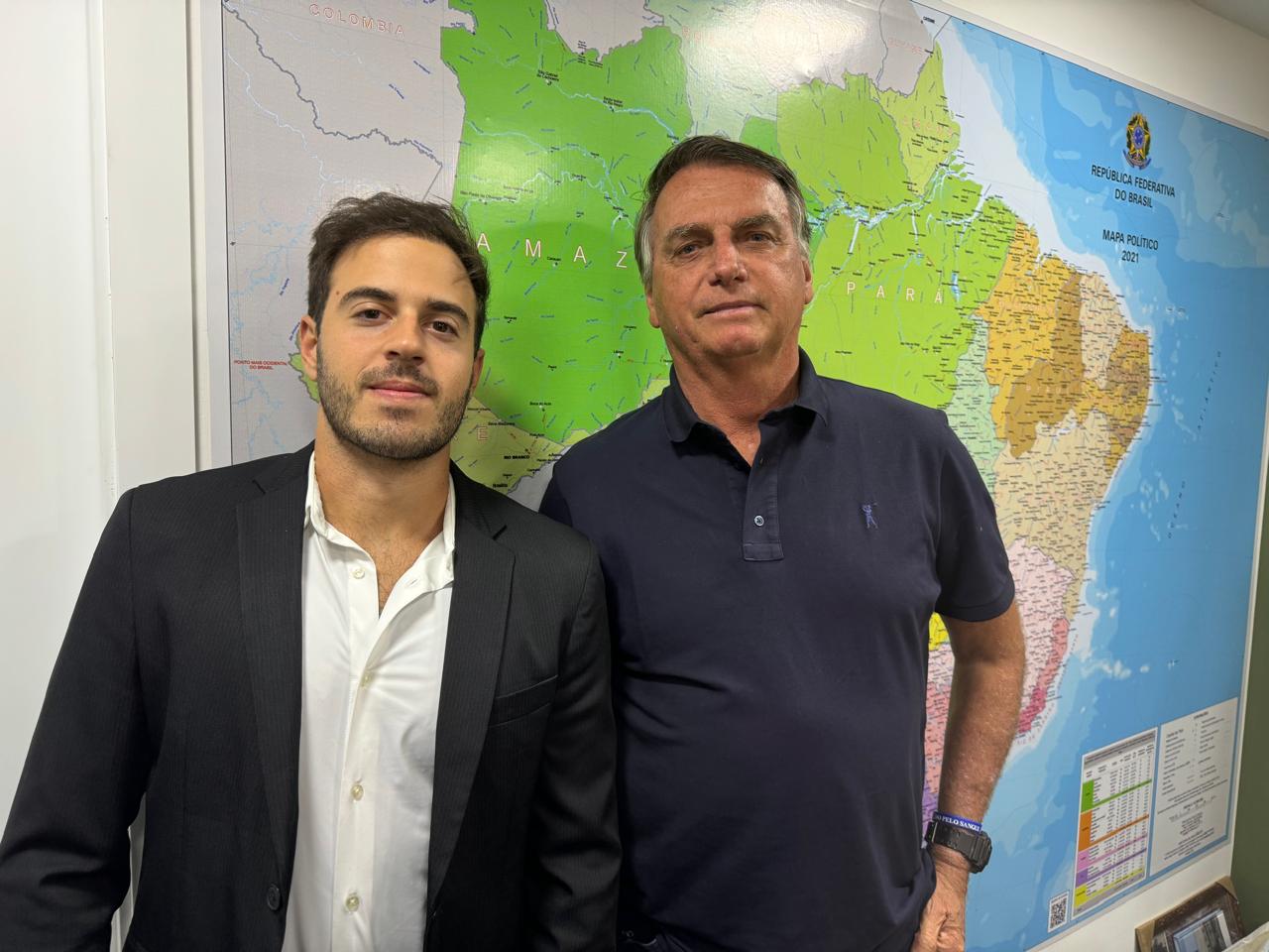 Gilson Filho com Bolsonaro